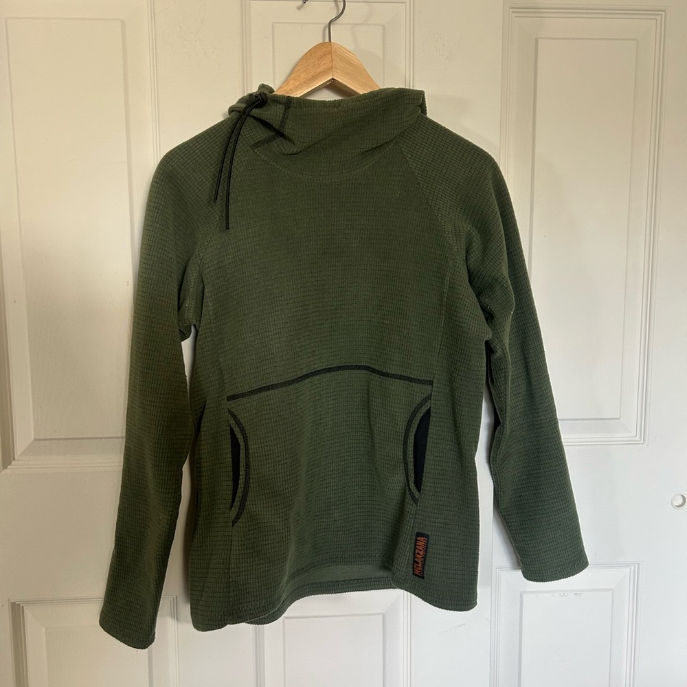 Melanzana Women's Green Fleece Hoodie
